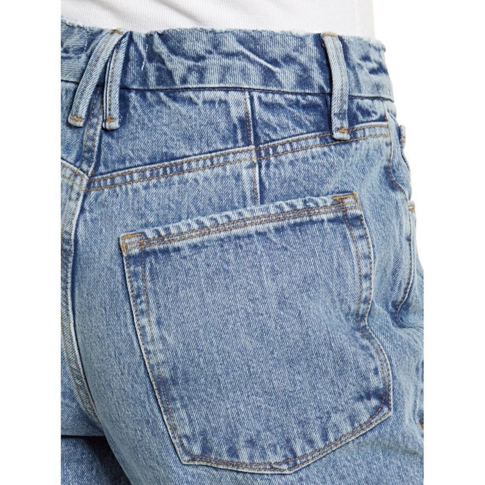 Good American 6, 10, 14, 18 Good 90s Duster High Rise Straight Leg Jeans Blue950 - Picture 5 of 16